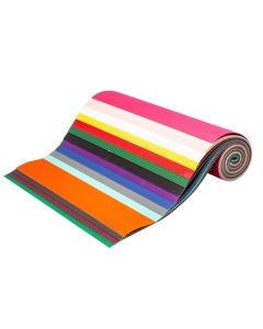 Corrugated Board Rolls 50 x 70cm Assorted - Pack of 15