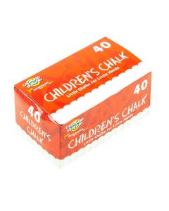 Chunki Chalks (57mm x 14mm) - White - Pack of 40