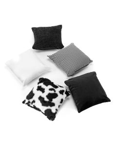 Black and White Sensory Cushions - Pack