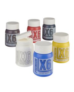 X6 Premium Acryl 500ml - Assorted Set