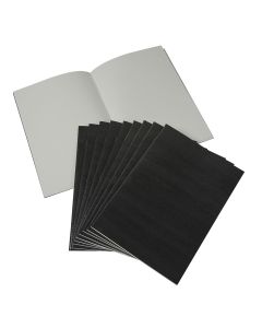 Specialist Crafts Standard Stapled Sketchbooks A4 - Black Laminated