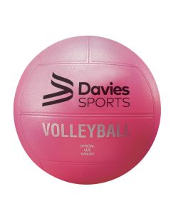Davies Sports Vinyl Volleyball - Pink