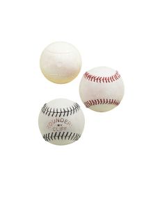 Synthetic Leather Rounders Ball - White - Pack of 10