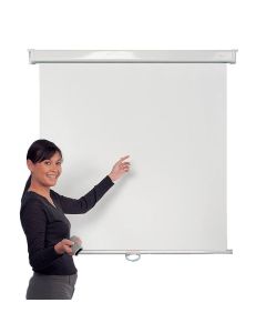 Budget Wall/Ceiling Mounted Screen - 125 x 125cm