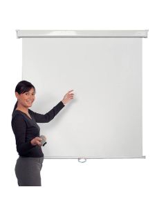 Budget Wall/Ceiling Mounted Screen - 150 x 150cm