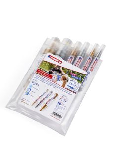 Edding Gold and Silver Acrylic Pens - Pack of 6
