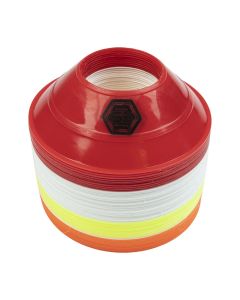 Sensible Soccer Mini Pro Cones - Assorted - Pack of 50