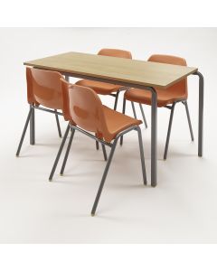 Classmates Contemporary 4 Tables & 8 Chairs Pack - 1200 x 600mm