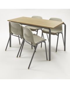 Classmates Contemporary 15 Beech Tables & 30 Chairs Pack - 1100 x 550mm