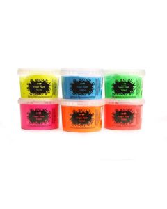 Finger Paints Fluorescent Colours Assorted 500ml - Pack of 6