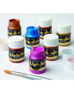 Colourcraft Metallic Colours Pack. Pack of 6