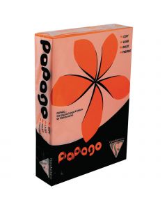 Papago A4 Copier Card - Deep Orange - Pack of 250