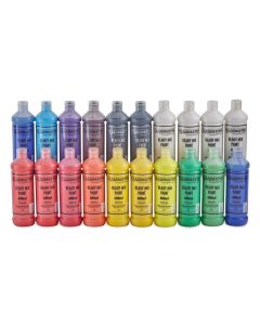 Classmates Ready Mixed Paint 600ml -  Assorted - Pack of 20