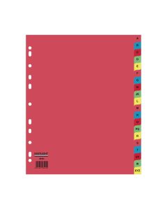 Eastlight A4 Extra Wide Subject Dividers 20-part A-Z Europunched