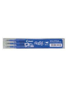 Pilot FriXion Ball and Clicker Refills Pen - Blue - Pack of 3