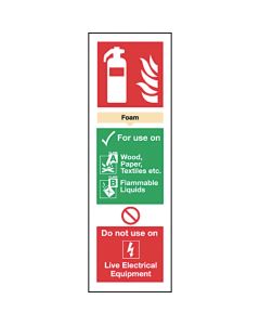 Safety Signs - Fire Extinguisher - AFF Foam