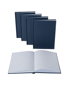 Casebound Book 9x7in 160 Pages 8mm - Dark Blue - Pack of 5