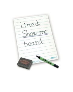 A4 Lined Whiteboards - LINED Boards Pens & Erasers - Pack of 100