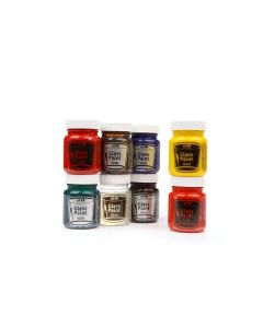 Glass Paint 8 x 50ml Assorted - Pack of 8