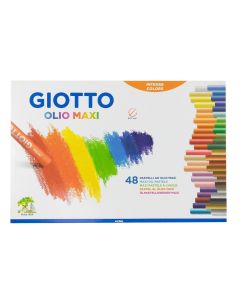Giotto Olio Maxi Oil Pastels - Pack of 48