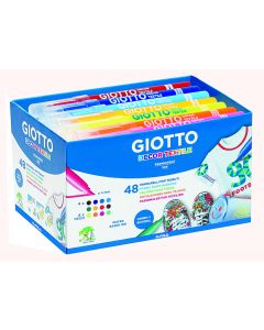 Giotto Textile Felt Tip Pens - Pack of 48