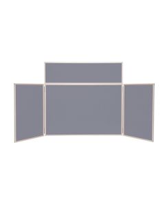 4 Panel Landscape Desktop Screen - Grey