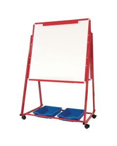 Mobile Magnetic Display/Storage Easel - Double Sided  - Blue