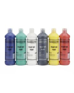 Classmates Ready Mixed Paint 600ml -  Assorted - Pack of 6