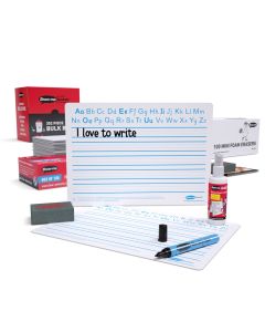 A4 Handwriting Whiteboards - HANDWRITING Boards Pens & Erasers - Pack of 100
