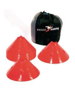 Precision Giant Saucer Cone Set - Red - Pack of 20