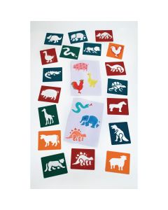 Bumper Animal Themed Stencils - Pack of 36