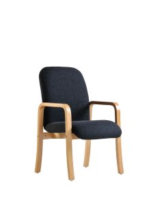 Yealm Chair With Double Arm - Charcoal