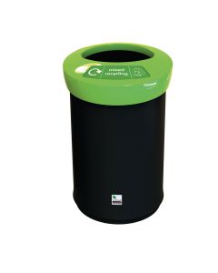 62L Eco Ace Recycling Bins - Mixed - Green
