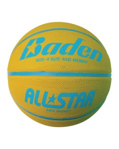 Baden All Star Basketball - Size 4 - Yellow/Blue