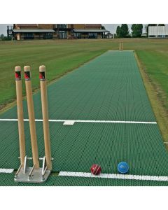 Flicx Cricket Match Pitch - 22.12 x 1.8m - Green