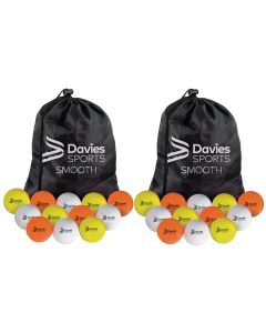 Davies Sports Practice Hockey Ball Set - Smooth - Pack of 24