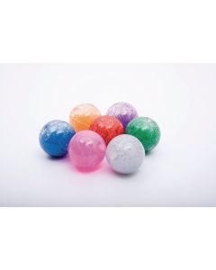 Sensory Rainbow Glitter Balls Set - Pack of 7