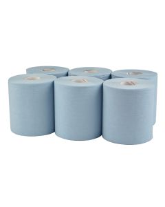 Classmates 2 - Ply Blue Centre Pull Tissue - Pack of 6