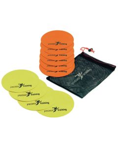 Precision Pro Flat Round Markers - Orange - Pack of 10