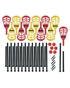 Sofcross-4 Lacrosse Set - Red/Yellow