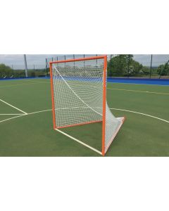 Harrod Sport Freestanding Competition Lacrosse Goals - Orange - Pair