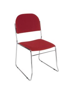 Stacking Chair - Burgundy