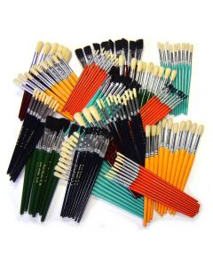 Assorted Paint Brush Bumper Pack - Pack of 150
