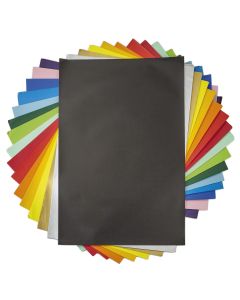 EduCraft Poster Paper Sheets - A4 - Black - Pack of 100
