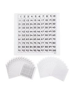 Class Number Square - Pack of 30
