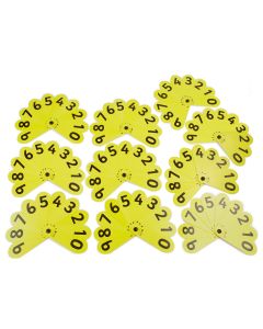 Class Number Fans - Pack of 10