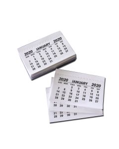 2022 Month View Calendar Tabs - Pack of 100