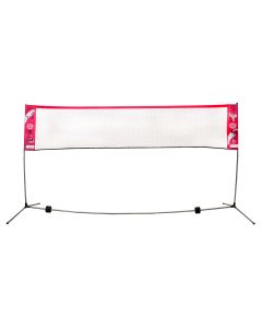 Racket Pack Net and Post Set - 3m - Red/Black