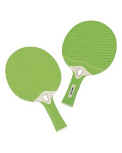 Spordas Unbreakable Table Tennis Bat - Green - Pack of 10