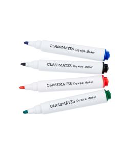 Classmates Whiteboard Marker Bullet Tip - Assorted - Pack of 50